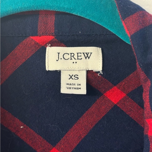 JCrew factory blue and red flannel - Picture 4 of 4